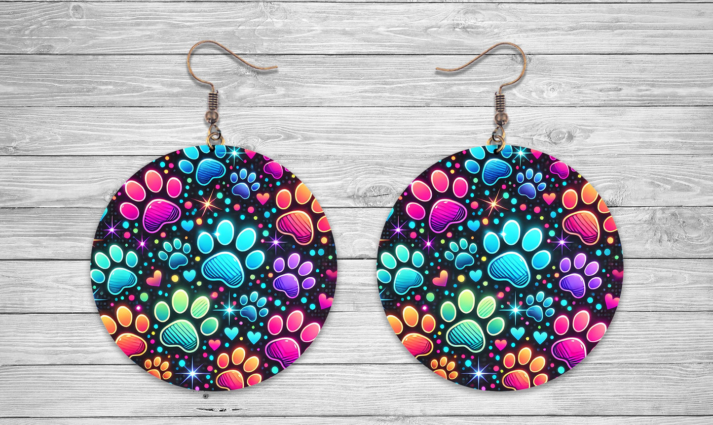 Puppy Prints Earrings