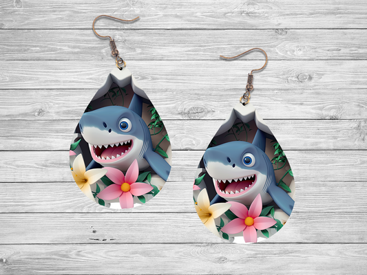 Raindrop Cute Shark