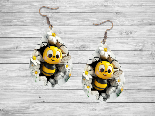 Raindrop Adorable Bee