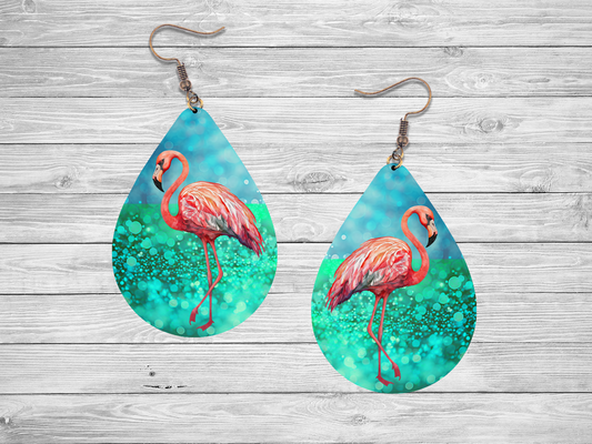 Raindrop Pink Flamingo