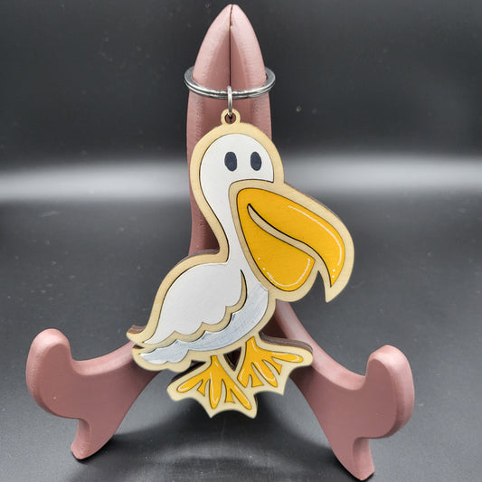 Pelican Keychain / Bag tag